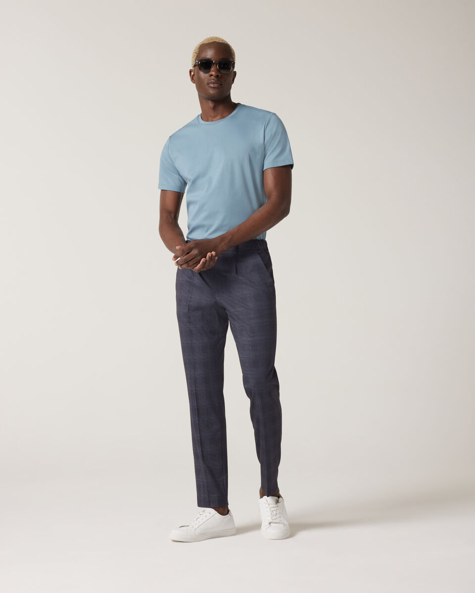 Slim Travel Tee, Chalk Blue, hi-res